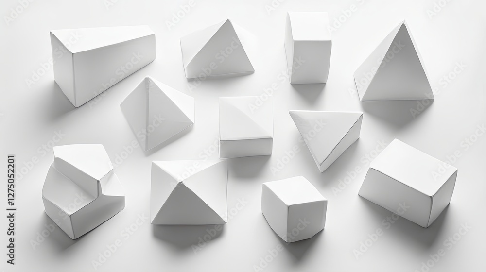 Project Management Visualized with Geometric Shapes, Representing Structure and Efficiency Project Management Visualized with Geometric Shapes, Representing Structure and Efficiency