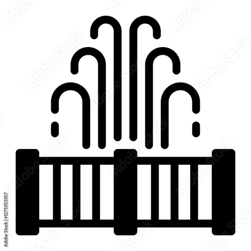 fountain glyph icon