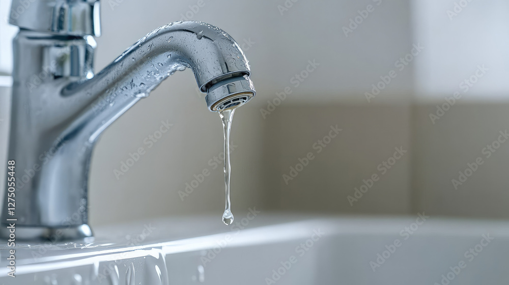 Close-up of a leaking faucet dripping water onto a white porcelain sink, highlighting the urgency of fixing a product issue. Close-up of a leaking faucet dripping water onto a white porcelain sink, highlighting the urgency of fixing a product issue.