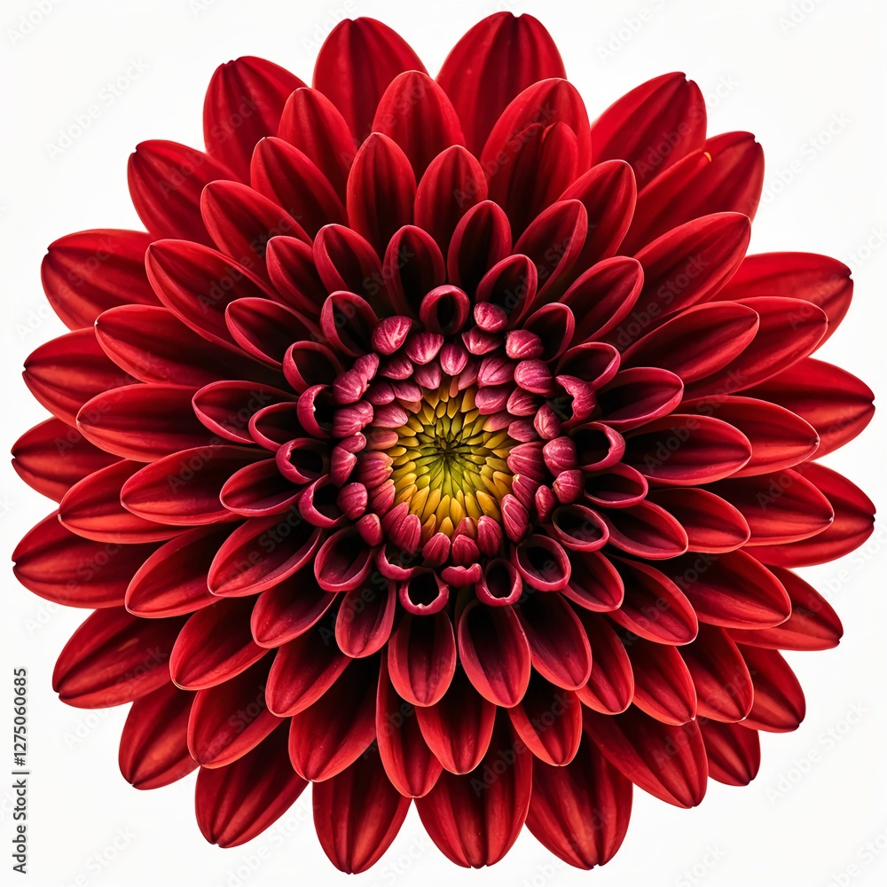 Red Dahlia Flower Close-up Red Dahlia Flower Close-up