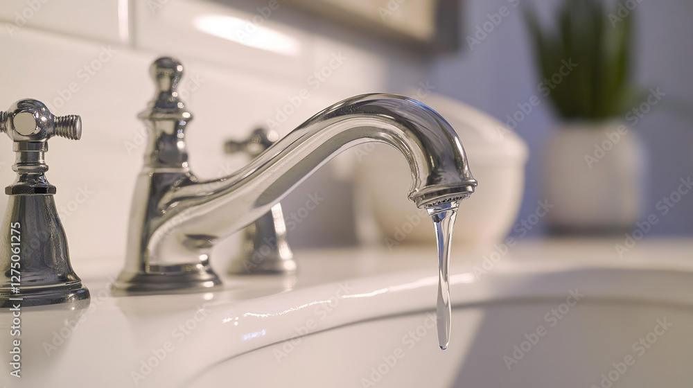 Close-up of a leaking faucet dripping water onto a white porcelain sink, highlighting the urgency of fixing a product issue. Close-up of a leaking faucet dripping water onto a white porcelain sink, highlighting the urgency of fixing a product issue.