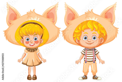 Children in Cute Animal Costumes