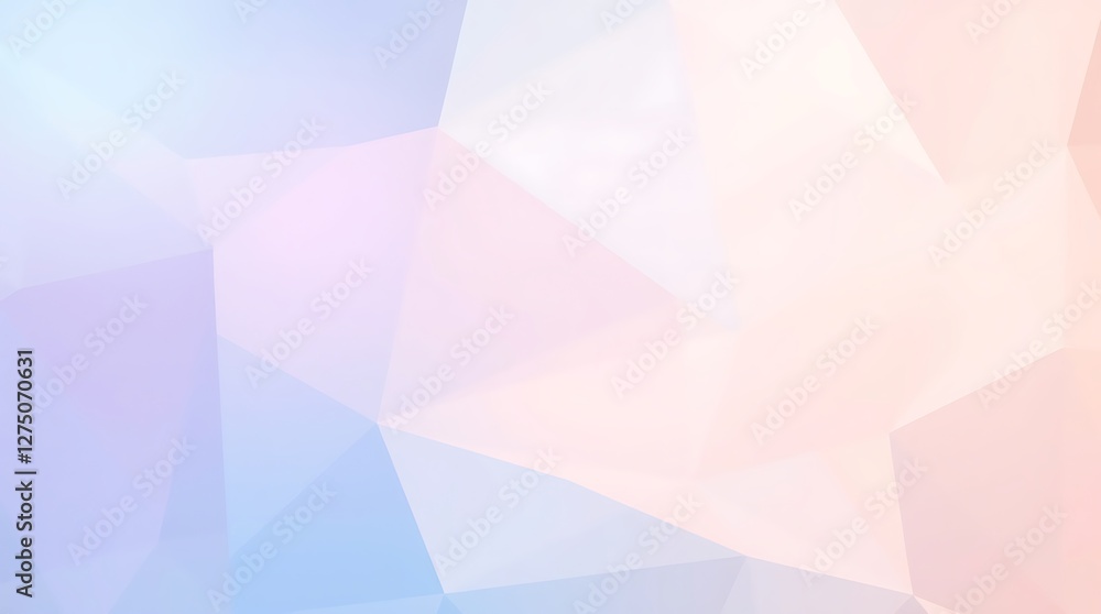 Pastel Geometric Background with Triangles in Soft Pink Blue Hues Pastel Geometric Background with Triangles in Soft Pink Blue Hues