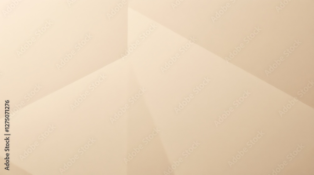 Abstract Beige Background with Geometric Shapes and Soft Shadow Play Abstract Beige Background with Geometric Shapes and Soft Shadow Play