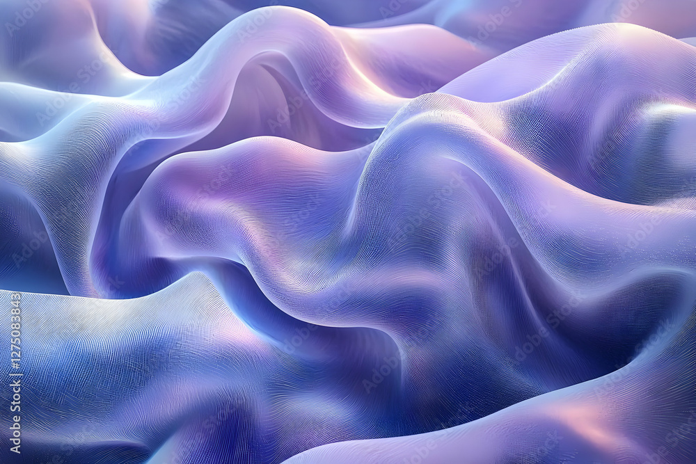 Abstract 3D Purple Wave Background Abstract 3D Purple Wave Background
