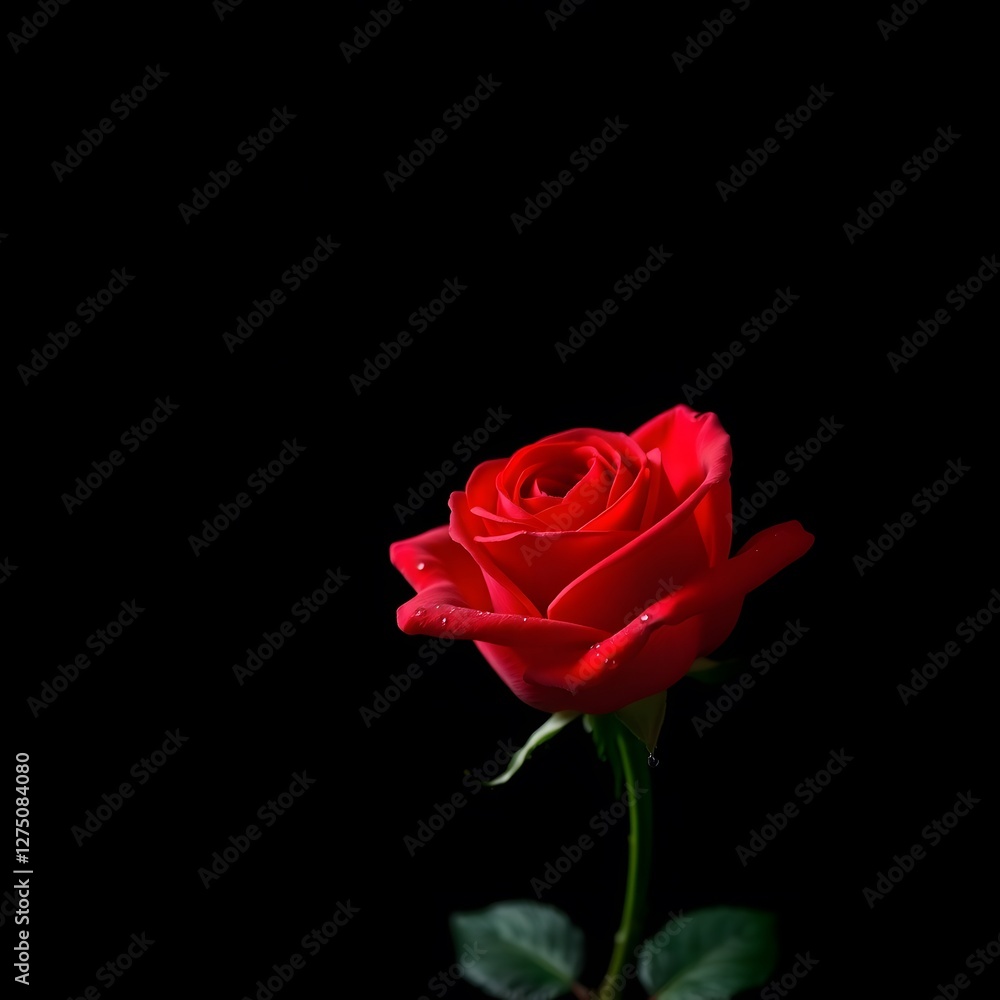red rose isolated on black red rose isolated on black