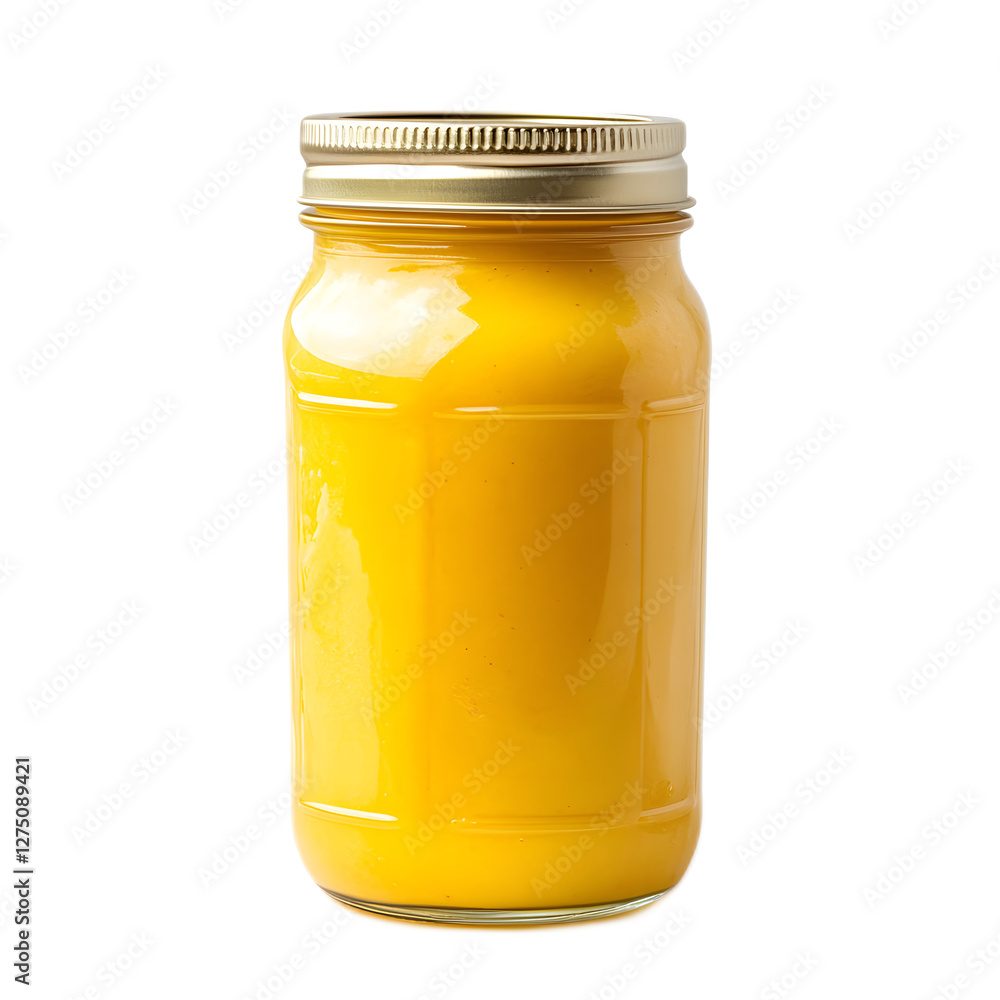 Refreshing Mango Smoothie in a Vibrant Mason Jar Refreshing Mango Smoothie in a Vibrant Mason Jar