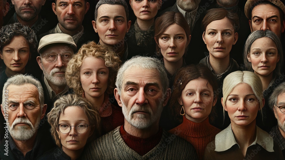 A Collective Portrait: Faces of Resilience and Humanity A Collective Portrait: Faces of Resilience and Humanity