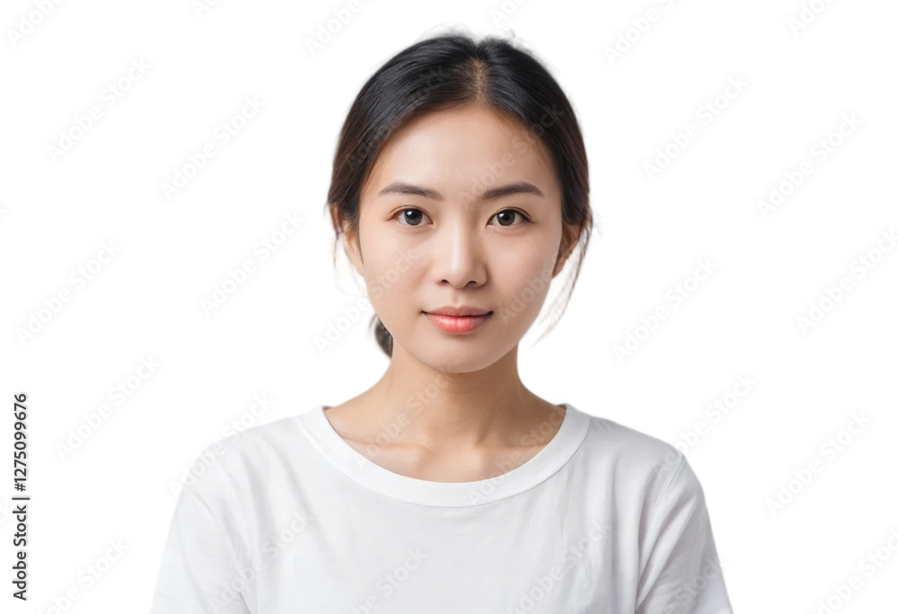 asian beautiful girl isolated on white background asian beautiful girl isolated on white background