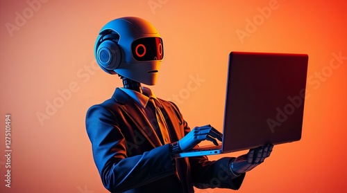 The Robotic Business Executive: A futuristic depiction of AI in the corporate world