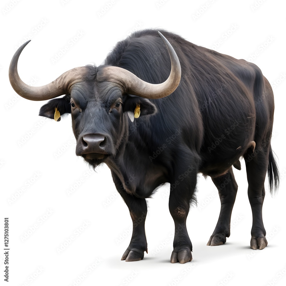 Fototapeta premium Powerful Black Cape Buffalo Bull