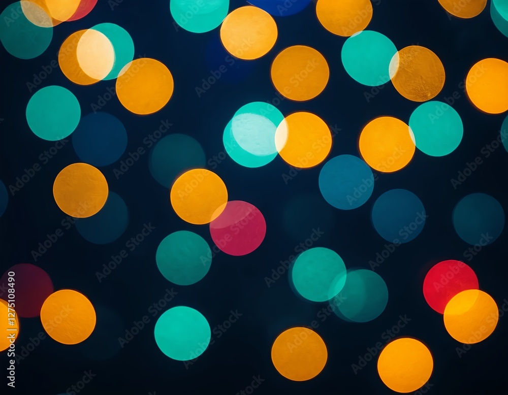 Abstract Bokeh Background with Colorful Lights Abstract Bokeh Background with Colorful Lights