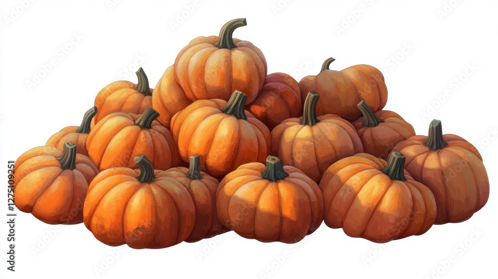 Vibrant Hand-Picked Pile of Autumnal Pumpkins for Seasonal Decor Vibrant Hand-Picked Pile of Autumnal Pumpkins for Seasonal Decor