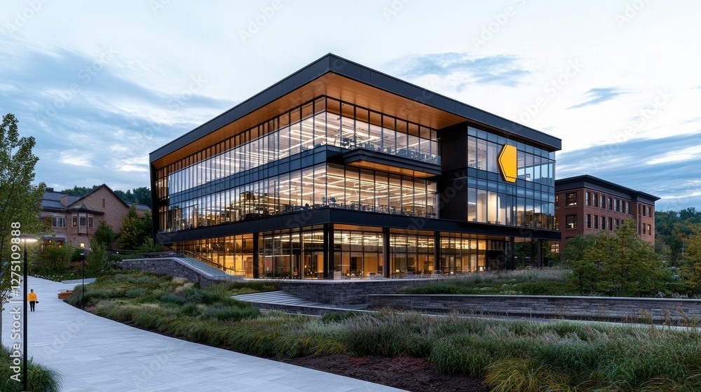 minimal photostock of a captivating image of a modern office building with a sleek glass facade that epitomizes contemporary architecture minimal photostock of a captivating image of a modern office building with a sleek glass facade that epitomizes contemporary architecture