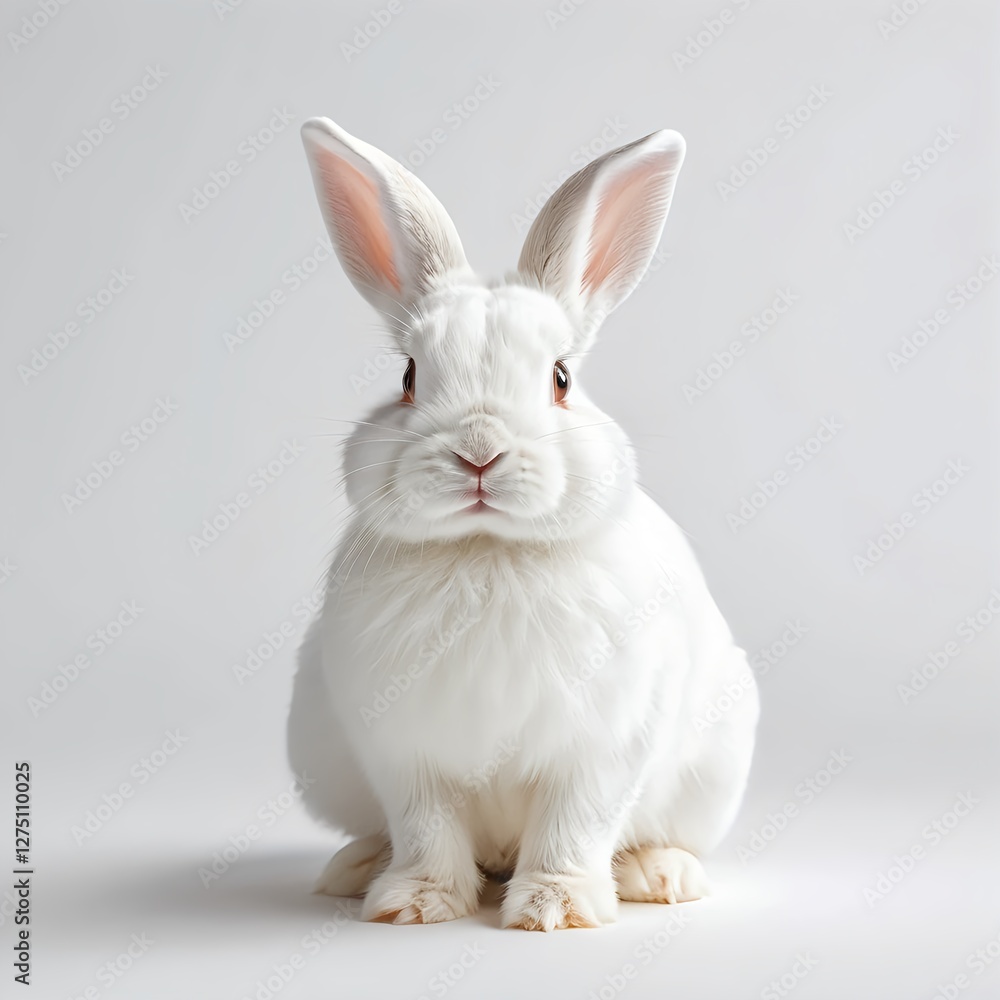 Adorable White Rabbit Adorable White Rabbit
