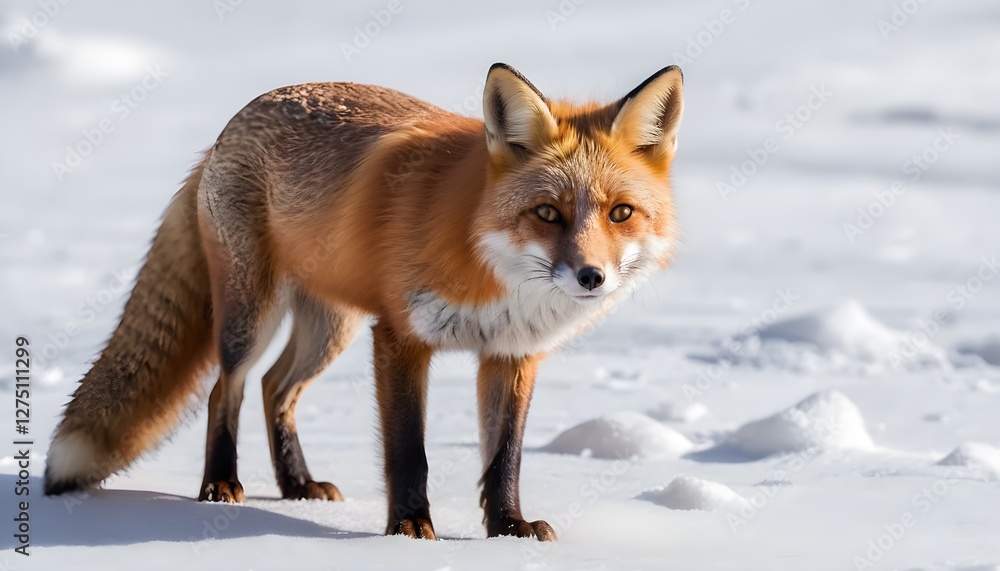 Red Fox in Winter Wonderland Red Fox in Winter Wonderland