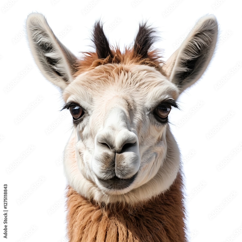 Obraz premium Adorable Llama Portrait