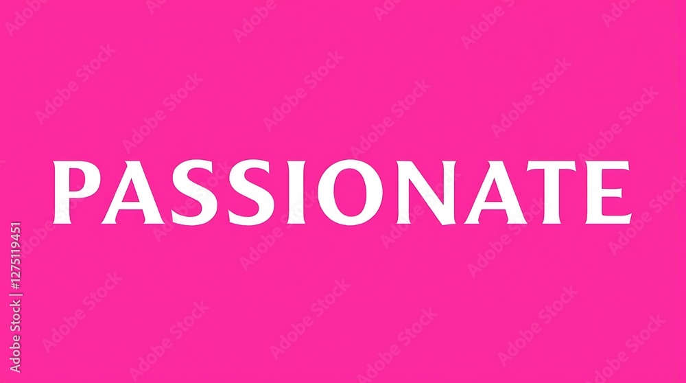 _passionate__on_a_bold_magenta_background_ _passionate__on_a_bold_magenta_background_