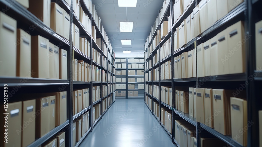 Fototapeta premium digital document management interface with quick sorting, secure storage, and easy document retrieval features for business professionals