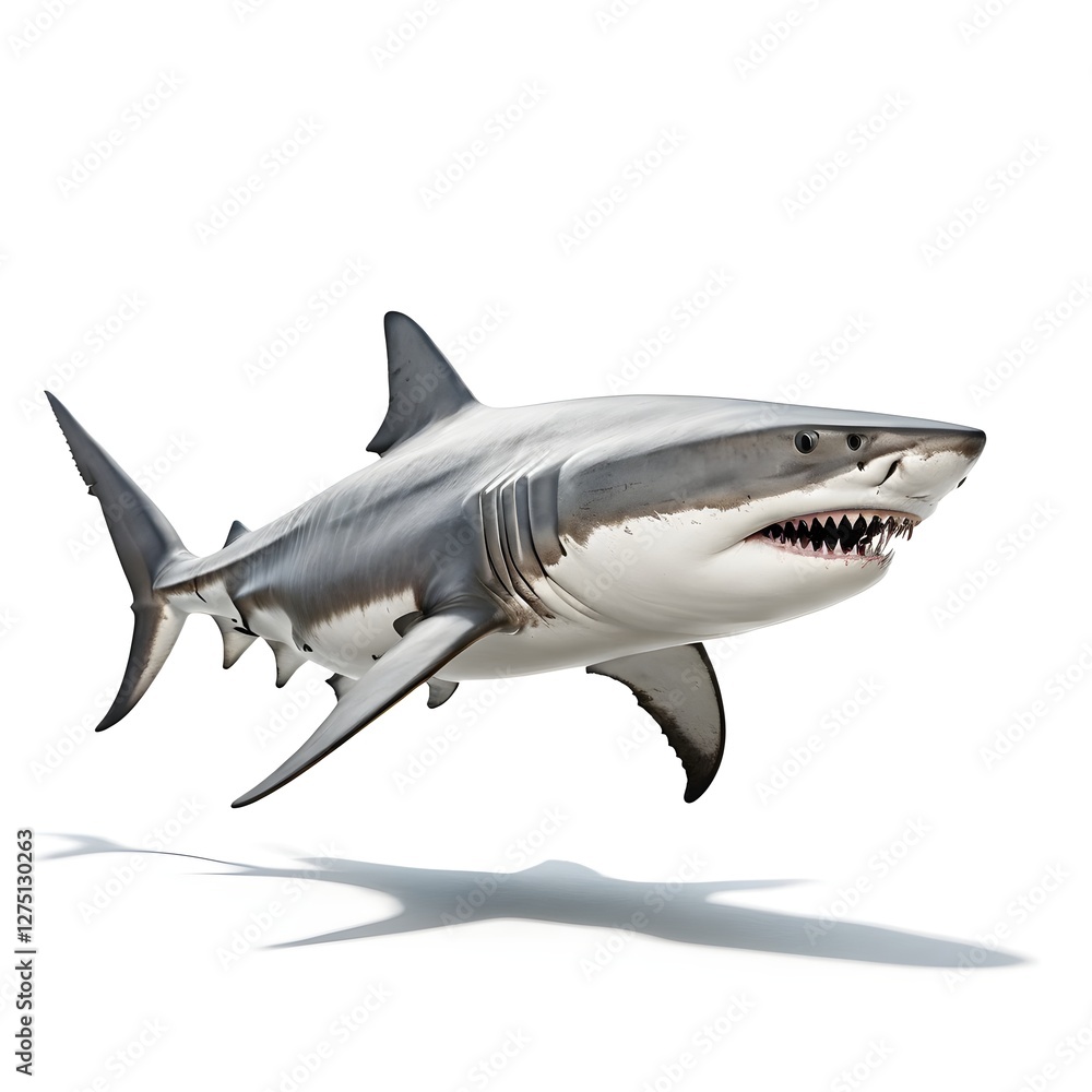 Fototapeta premium Great White Shark Underwater Predator