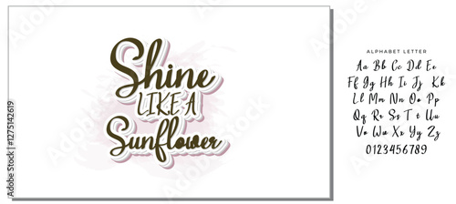 Shine Like A Sunflower SVG Design Vector File