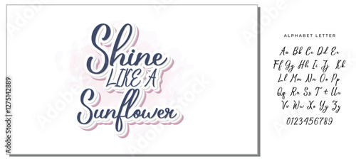 Shine Like A Sunflower SVG Design Vector File