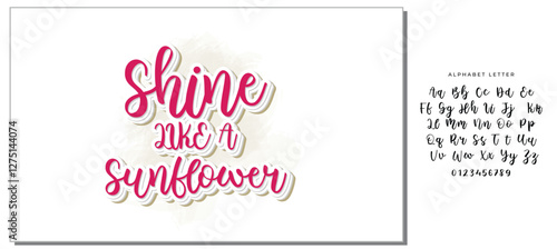 Shine Like A Sunflower SVG Design Vector File