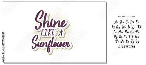 Shine Like A Sunflower SVG Design Vector File