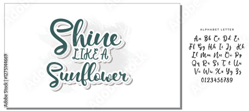 Shine Like A Sunflower SVG Design Vector File