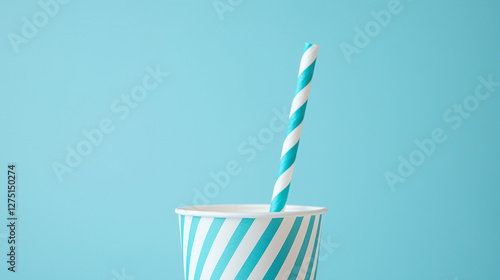 A Refreshing Sip: A vibrant...