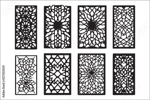 Intricate Geometric Laser Cut Panel