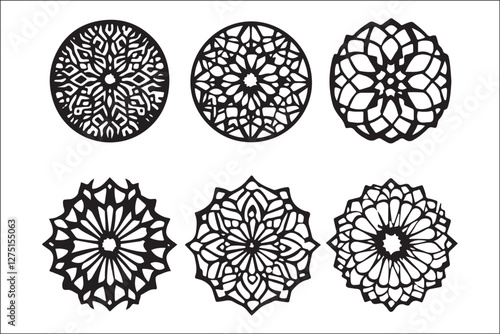 Intricate Geometric Laser Cut Panel