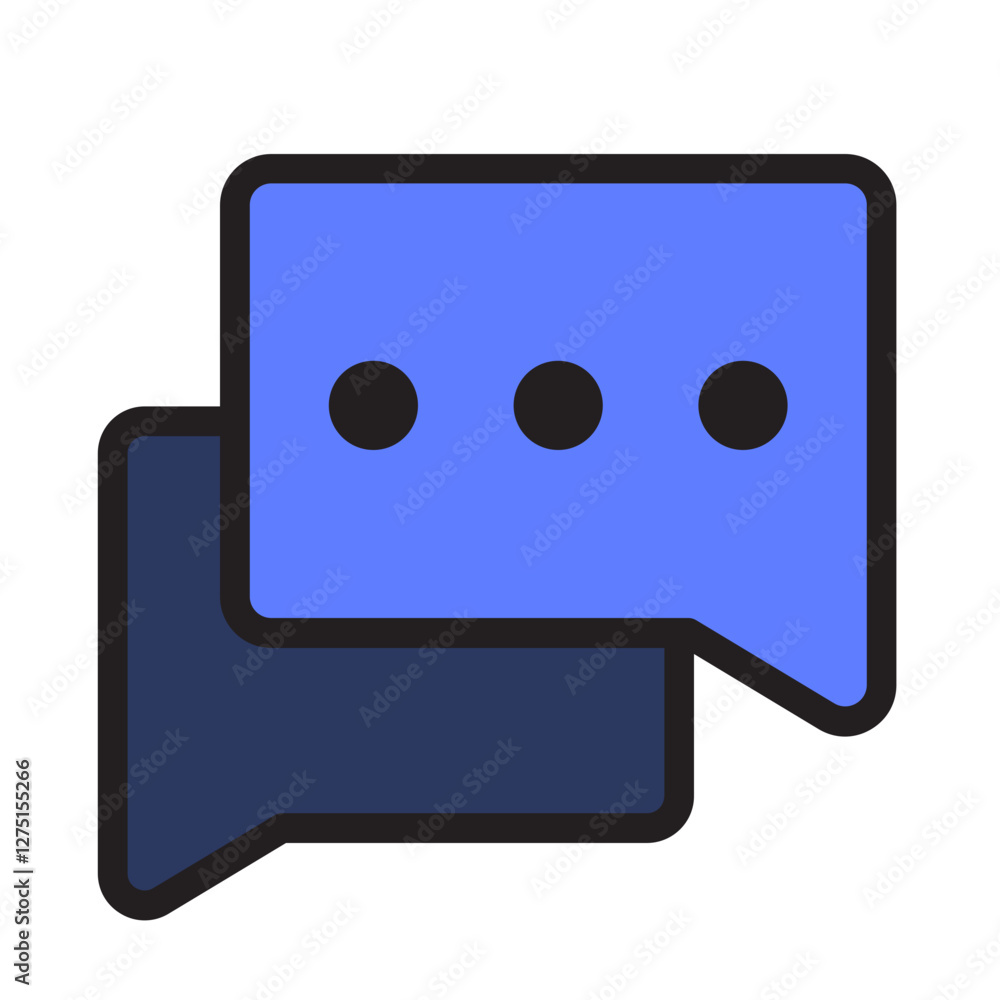 Chat Filled Line Icon Chat Filled Line Icon