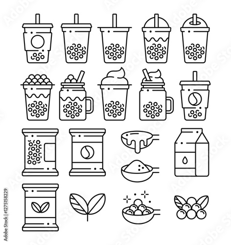 Bubble Tea Icons