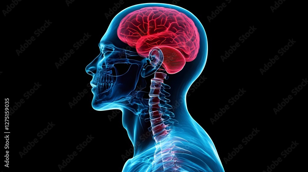 Detailed Scan of Brain Revealing Potential Medical Conditions and Neurological Issues Detailed Scan of Brain Revealing Potential Medical Conditions and Neurological Issues