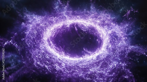 Cosmic Ring of Light in Space