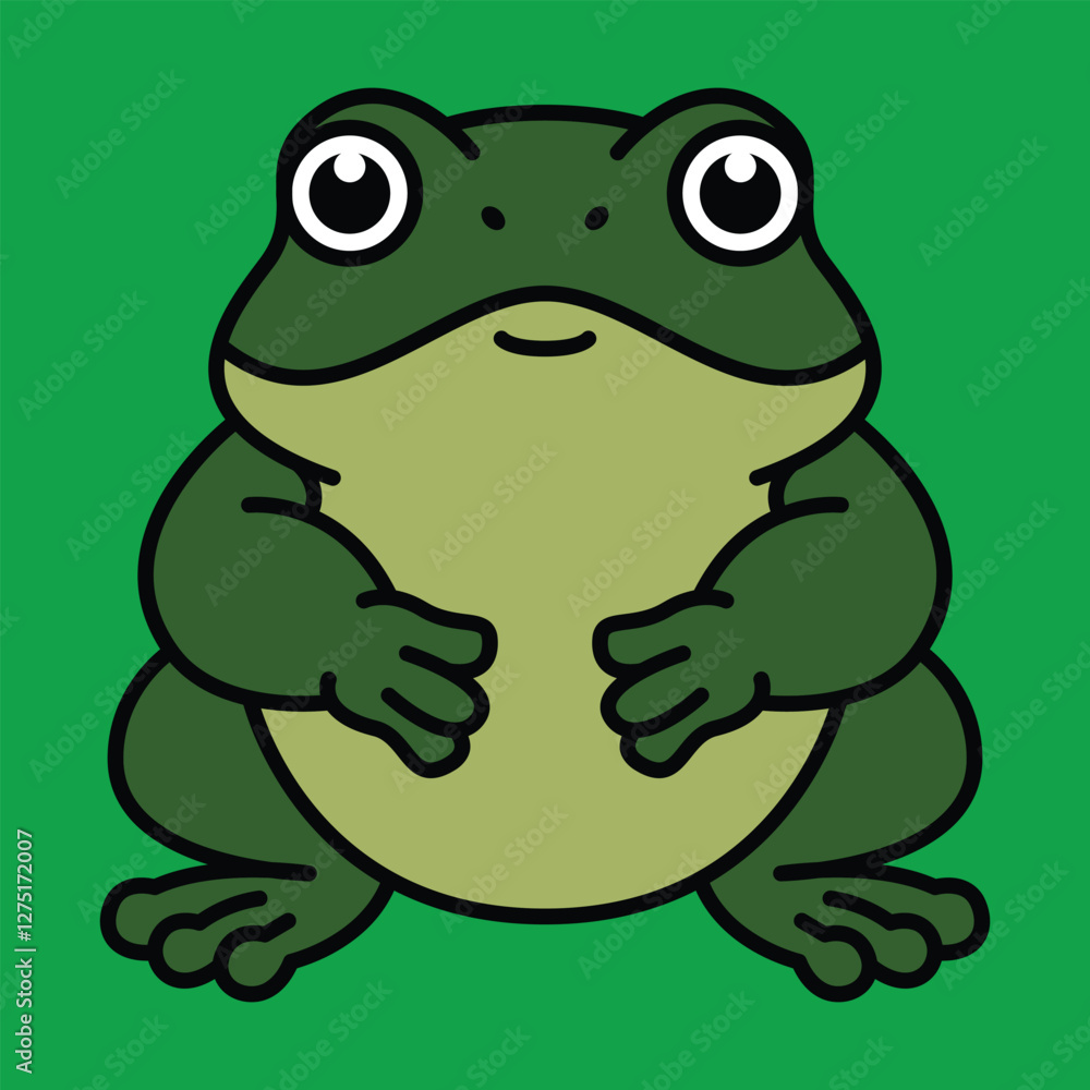frog vector line art illustration frog vector line art illustration