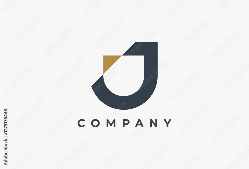 Letter J Logo. Sliced Geometric Shape Initial J with Down Arrow Origami Style isolated on White Background. Usable for Business and Delivery Logos. Flat Vector Logo Design Template Element. Letter J Logo. Sliced Geometric Shape Initial J with Down Arrow Origami Style isolated on White Background. Usable for Business and Delivery Logos. Flat Vector Logo Design Template Element.