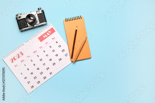Composition with calendar, ...