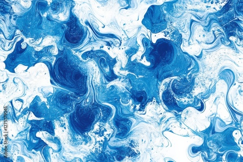 blue and white subtle abstract design