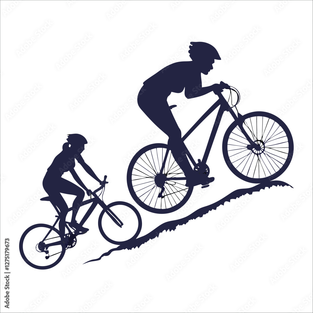 Obraz premium bicycle gear vector