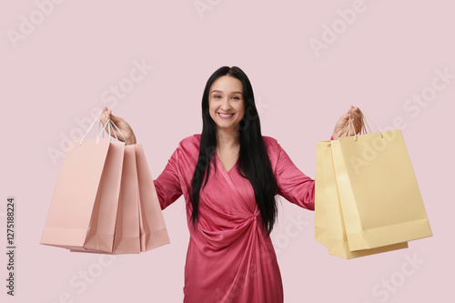 Beautiful young woman with ...