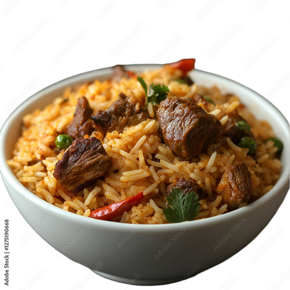 Chicken Biryani PNG cutout isolated on white and transparent background. chicken biryani png, biryani transparent background, chicken biryani cutout, isolated chicken biryani, Chicken Biryani PNG cutout isolated on white and transparent background. chicken biryani png, biryani transparent background, chicken biryani cutout, isolated chicken biryani,