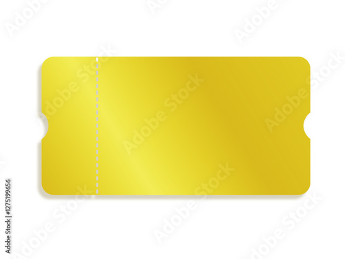 Free Download A golden ticket graphic illustration - GFXLoad