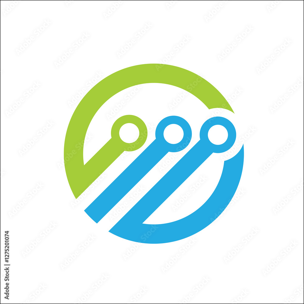 technology abstract logo circle vector technology abstract logo circle vector