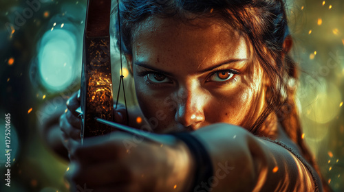 Fierce Archer in Magical Forest