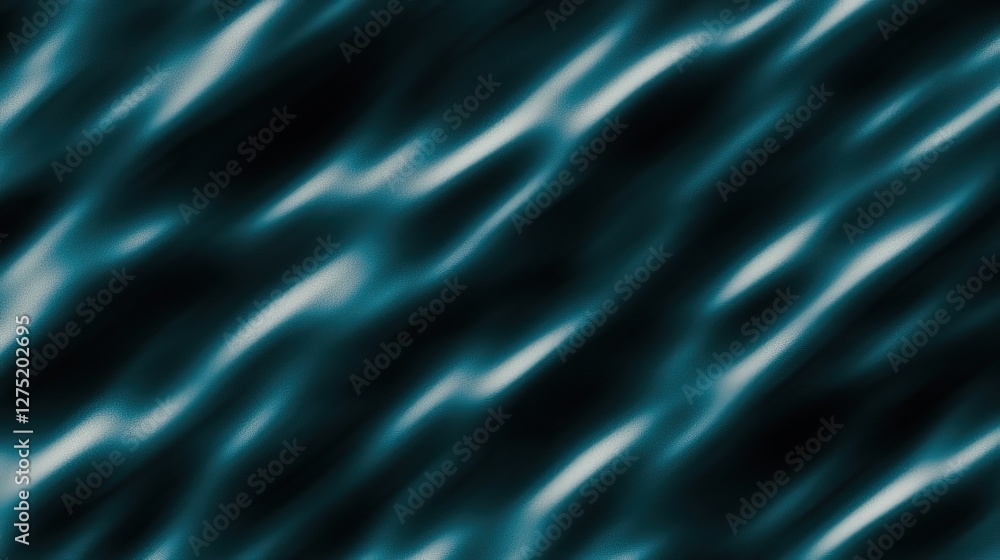 Obraz premium Abstract teal and black blurred motion background, diagonal lines, dynamic texture.