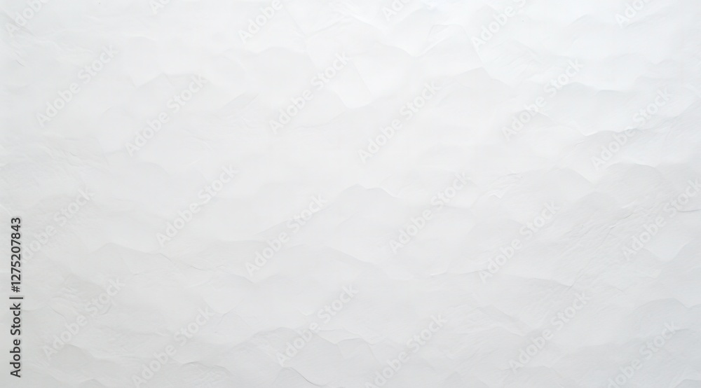 Obraz premium Light white paper background, soft waves, abstract surface, ideal blank canvas or backdrop