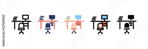Workspace Multistyle Icon Set