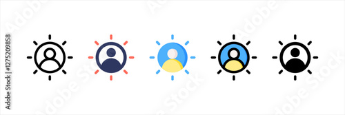 Businessman Multistyle Icon Set